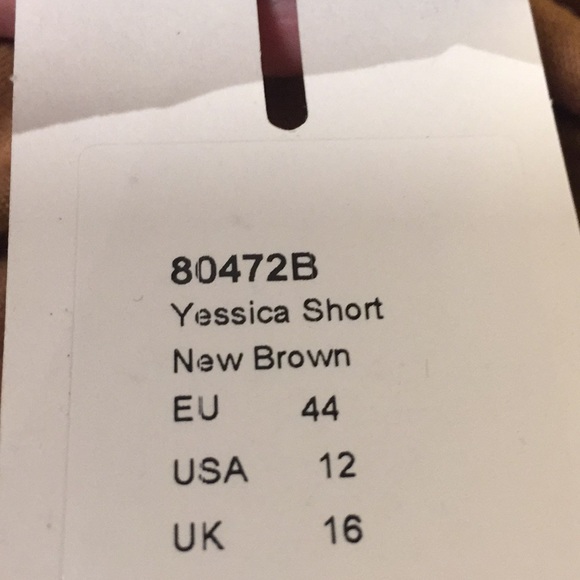 Basic By Yest Yessica Short Cardigan Sweater New Brown 80472B Size 12 - Picture 11 of 14